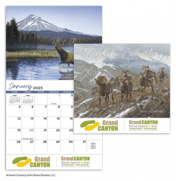 Wildlife Collection Appointment Wall Calendar - Stapled
